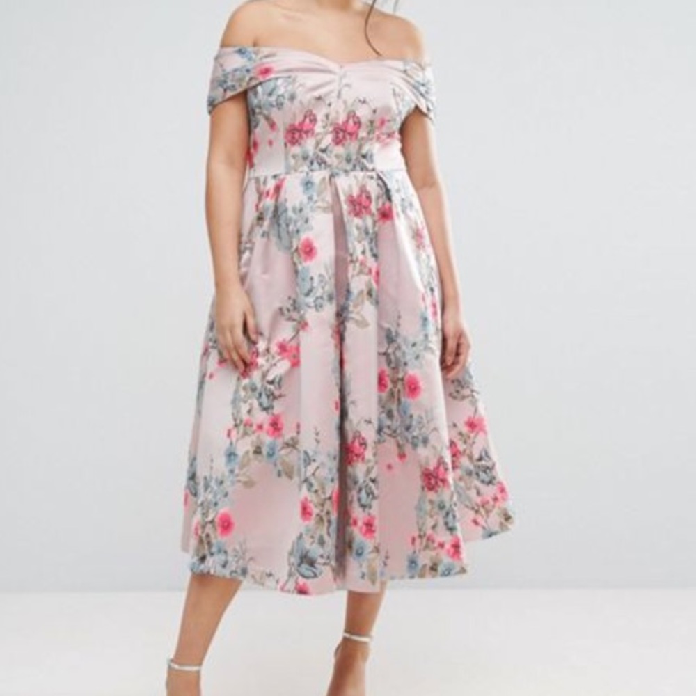 ASOS Curve Salon Midi Dress size 16 US 20 UK